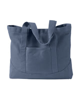 Authentic Pigment Unisex Pigment-Dyed Large Canvas Tote Authentic Pigment