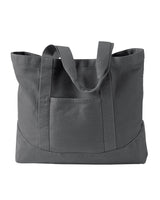 Authentic Pigment Unisex Pigment-Dyed Large Canvas Tote Authentic Pigment
