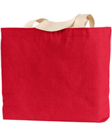 Bayside Unisex 12 oz., Cotton Canvas Jumbo Tote Bayside