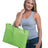 Bayside Unisex 12 oz., Cotton Canvas Medium Gusset Tote Bayside