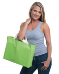 Bayside Unisex 12 oz., Cotton Canvas Medium Gusset Tote Bayside
