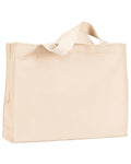 Bayside Unisex 12 oz., Cotton Canvas Medium Gusset Tote Bayside