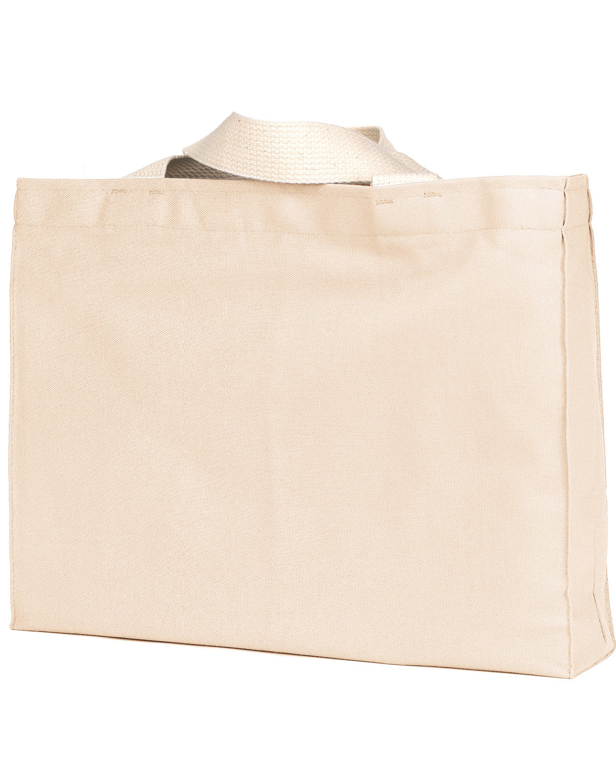 Bayside Unisex 12 oz., Cotton Canvas Medium Gusset Tote Bayside