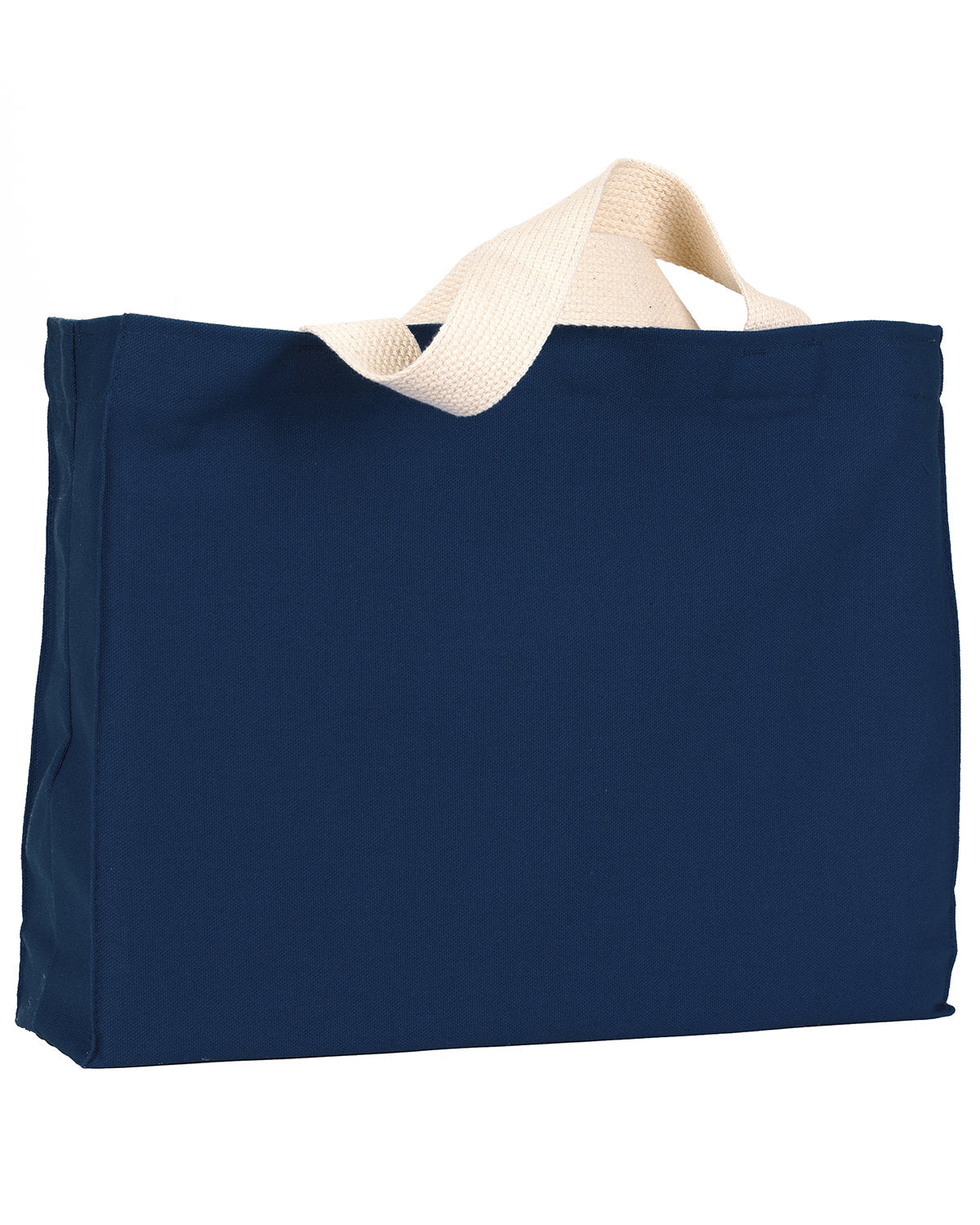 Bayside Unisex 12 oz., Cotton Canvas Medium Gusset Tote Bayside