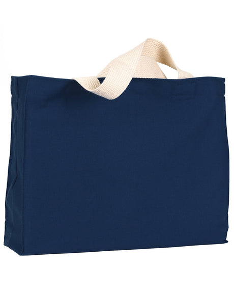 Bayside Unisex 12 oz., Cotton Canvas Medium Gusset Tote Bayside