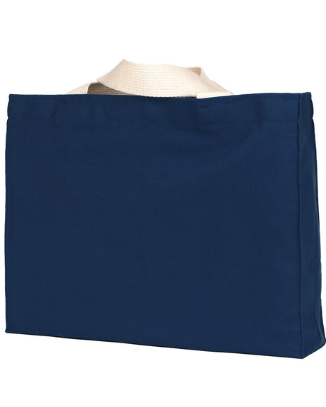 Bayside Unisex 12 oz., Cotton Canvas Medium Gusset Tote Bayside