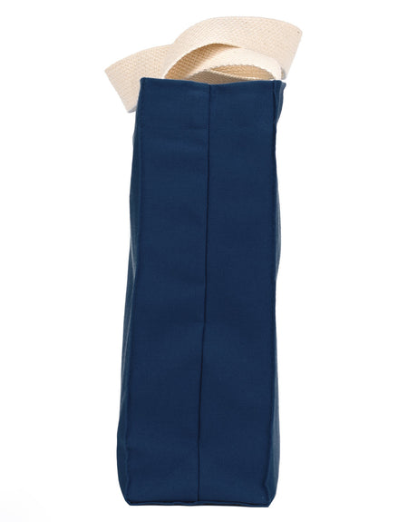 Bayside Unisex 12 oz., Cotton Canvas Medium Gusset Tote Bayside