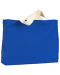 Bayside Unisex 12 oz., Cotton Canvas Medium Gusset Tote Bayside