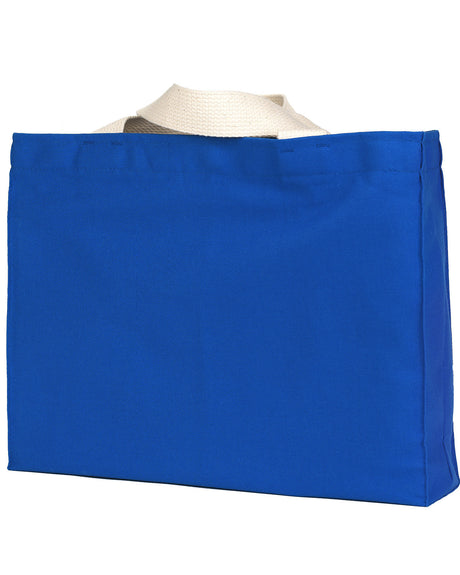 Bayside Unisex 12 oz., Cotton Canvas Medium Gusset Tote Bayside