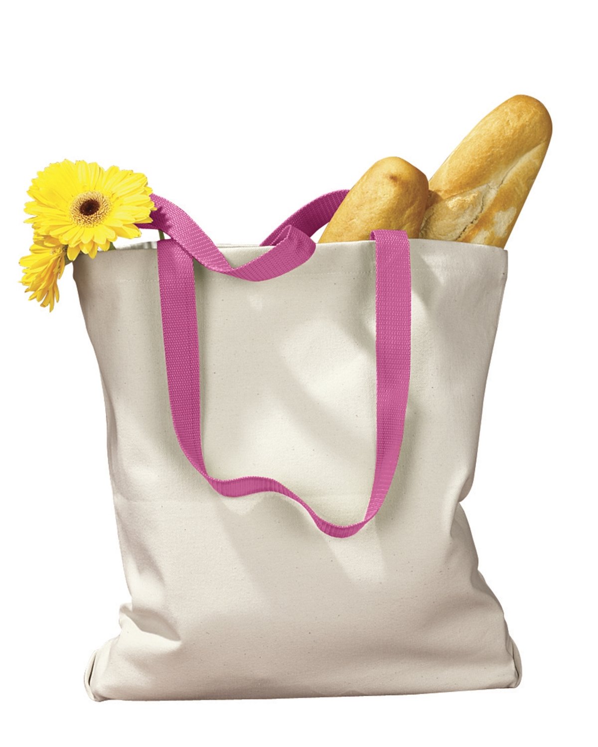 BAGedge Unisex Canvas Tote with Contrasting Handles BAGedge