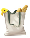 BAGedge Unisex Canvas Tote with Contrasting Handles BAGedge