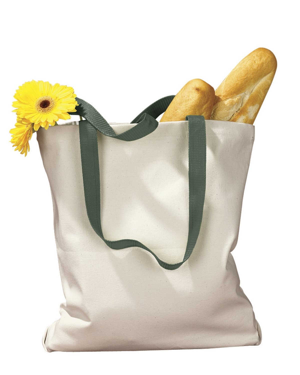 BAGedge Unisex Canvas Tote with Contrasting Handles BAGedge