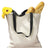 BAGedge Unisex Canvas Tote with Contrasting Handles BAGedge