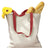 BAGedge Unisex Canvas Tote with Contrasting Handles BAGedge