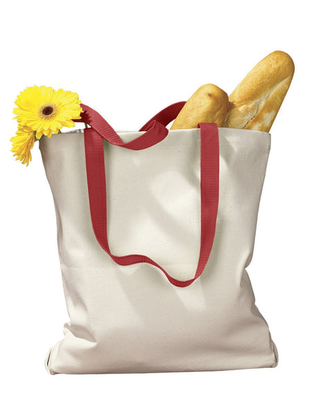 BAGedge Unisex Canvas Tote with Contrasting Handles BAGedge