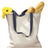 BAGedge Unisex Canvas Tote with Contrasting Handles BAGedge