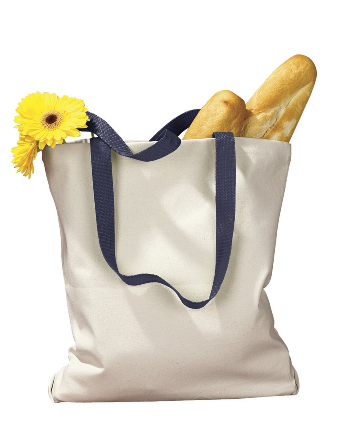 BAGedge Unisex Canvas Tote with Contrasting Handles BAGedge