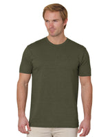 Bayside Men's Fine Jersey Long Sleeve Crewneck T-Shirt Bayside