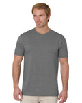 Bayside Men's Fine Jersey Long Sleeve Crewneck T-Shirt Bayside