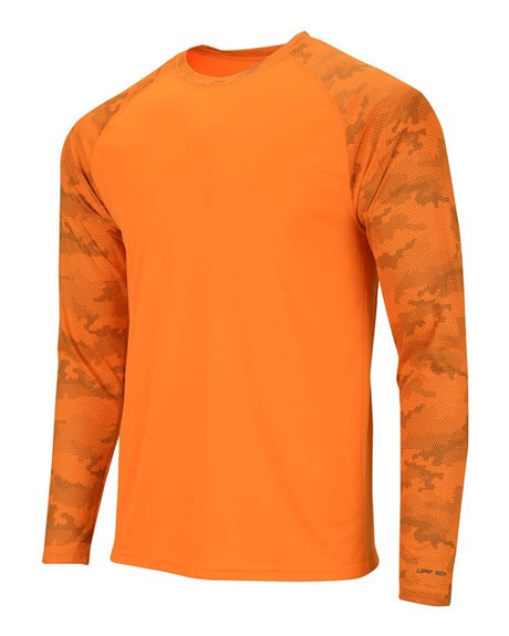 Paragon Men's Cayman Performance Colorblocked Long Sleeve T-Shirt Paragon