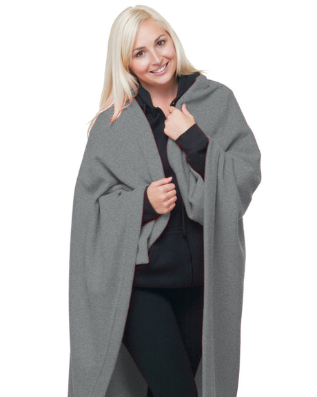 Bayside Unisex Polyester Stadium Fleece Blanket Bayside