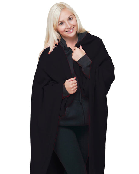 Bayside Unisex Polyester Stadium Fleece Blanket Bayside
