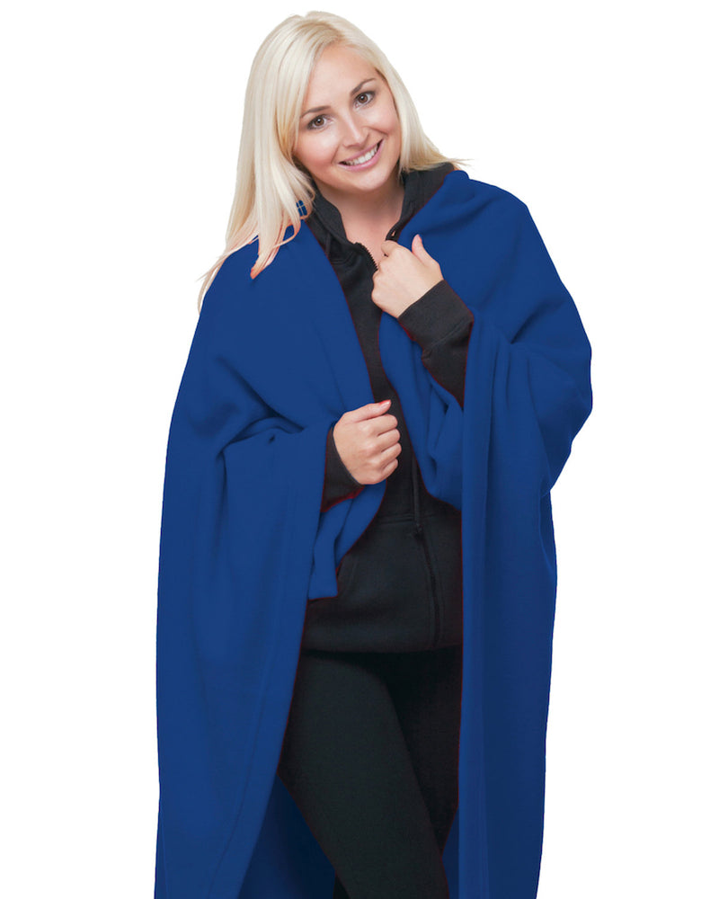 Bayside Unisex Polyester Stadium Fleece Blanket