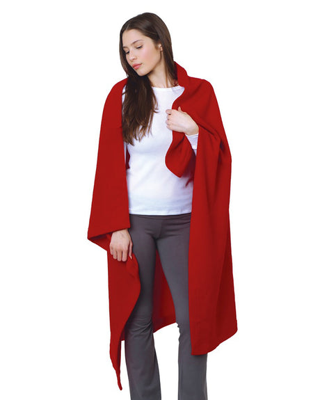 Bayside Unisex Polyester Stadium Fleece Blanket Bayside