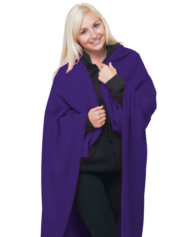 Bayside Unisex Polyester Stadium Fleece Blanket