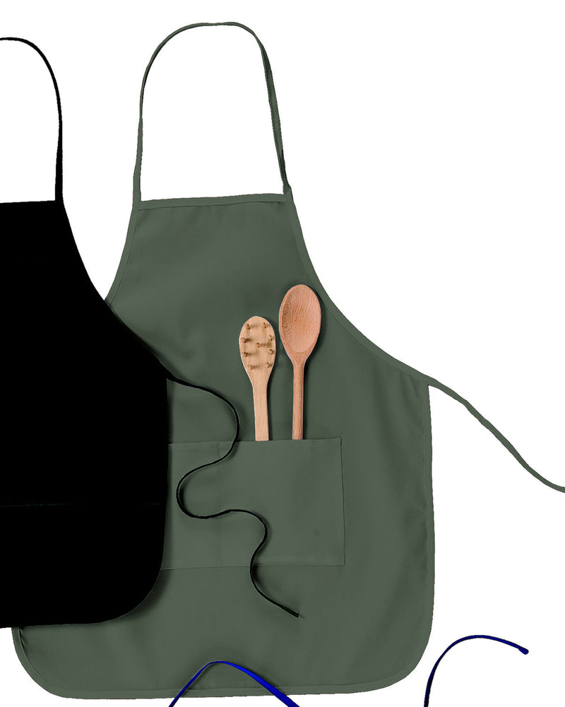 Big Accessories Unisex Two-Pocket 28" Apron