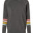 MV Sport Women's Striped Sleeves Crewneck Sweatshirt MV Sport