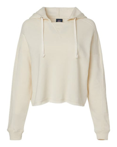 MV Sport Women's Fleece Crop Hooded Sweatshirt