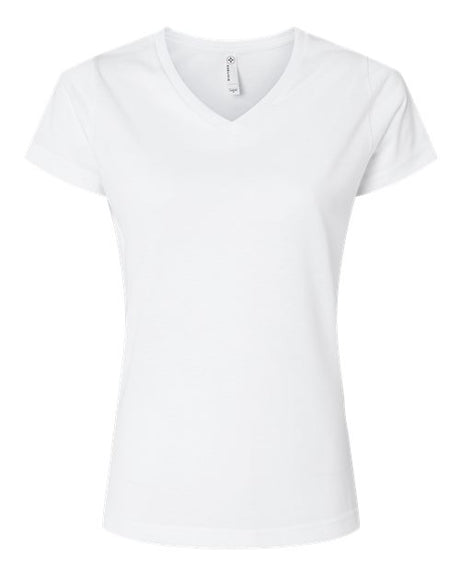 SubliVie Women's Polyester V-Neck T-Shirt SubliVie