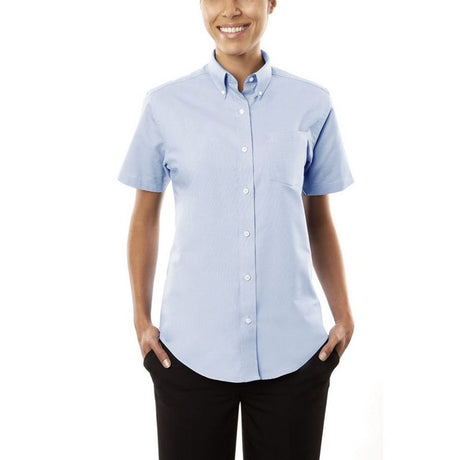 Van Heusen Women's Regular Fit Short Sleeve Oxford Van Heusen