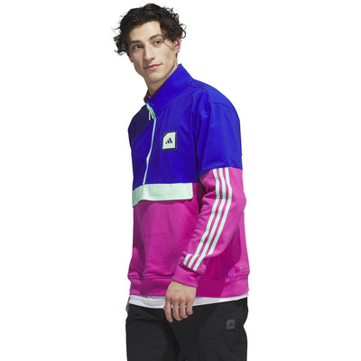 adidas Men’s Adicross Anorak Half Zip Pullover Golf Jacket