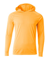 A4 Youth Long Sleeve Hooded Tee A4