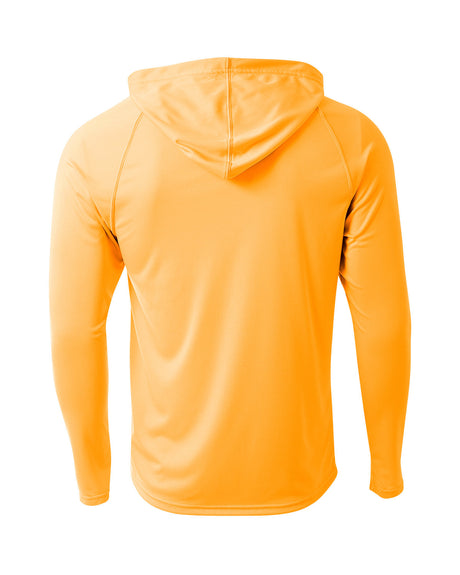 A4 Youth Long Sleeve Hooded Tee A4