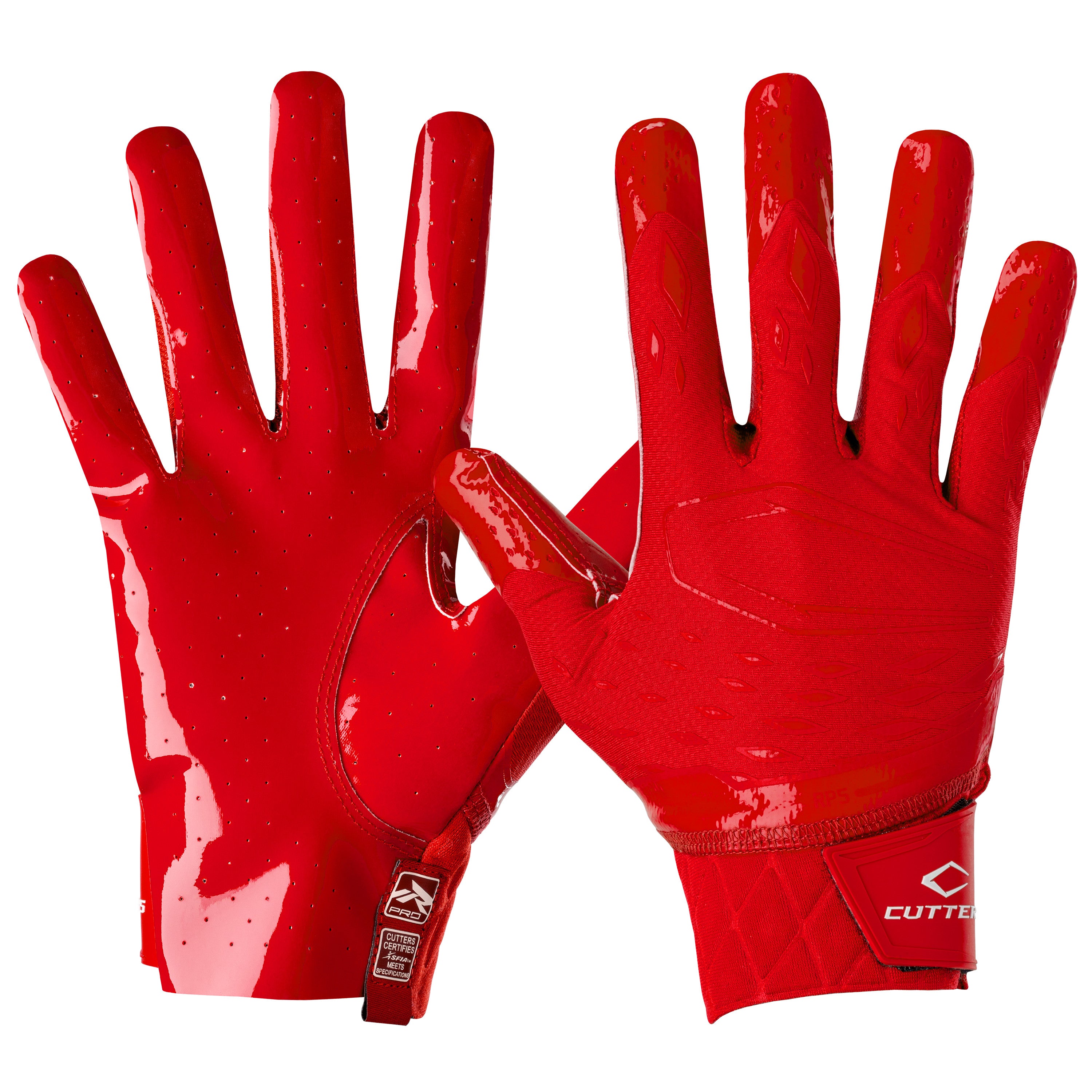 Cutters Rev Pro 5.0 Adult Football Receiver Gloves League Outfitters