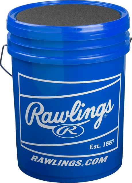 Rawlings 6 Gallon Youth Raised Seam Baseball/Bucket Combo - Includes 30 Baseballs Rawlings
