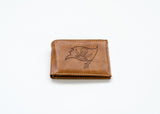 Rico Industries NFL  Tampa Bay Buccaneers  Laser Engraved Billfold Wallet-2