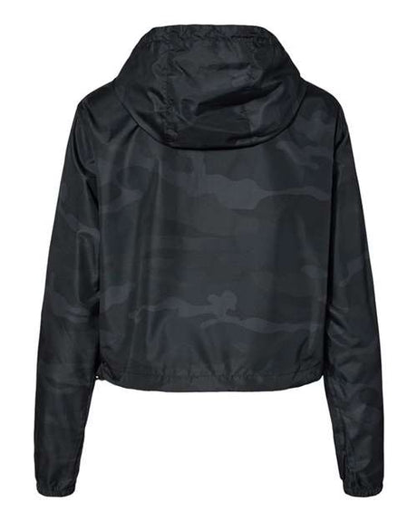 Independent Trading Co. Women's Lightweight Quarter-Zip Pullover Crop Windbreaker Independent Trading Co.