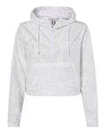 Independent Trading Co. Women's Lightweight Quarter-Zip Pullover Crop Windbreaker Independent Trading Co.