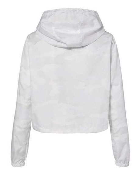 Independent Trading Co. Women's Lightweight Quarter-Zip Pullover Crop Windbreaker Independent Trading Co.