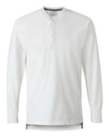 J. America Men's Vintage Brushed Jersey Henley J. America