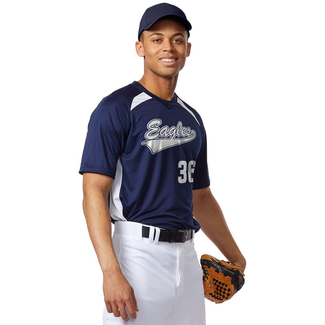 Champro Men's Check Baseball Jersey-2