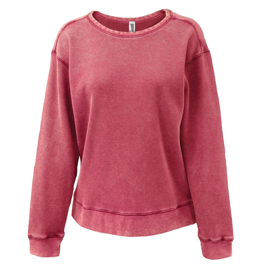 Pennant Women's Mini Waffle Crew Pennant Sportswear