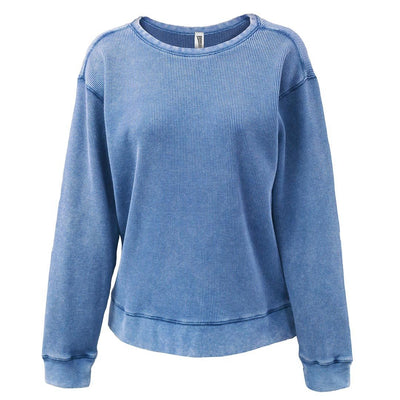 Pennant Women's Mini Waffle Crew