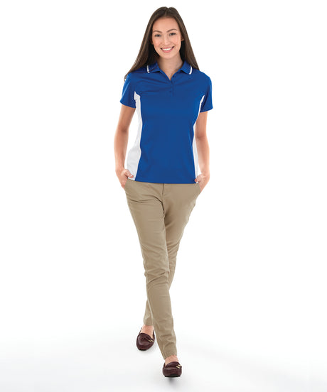 Charles River Women's Color Blocked Wicking Polo Charles River