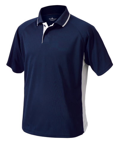 Charles River Men's Color Blocked Wicking Polo