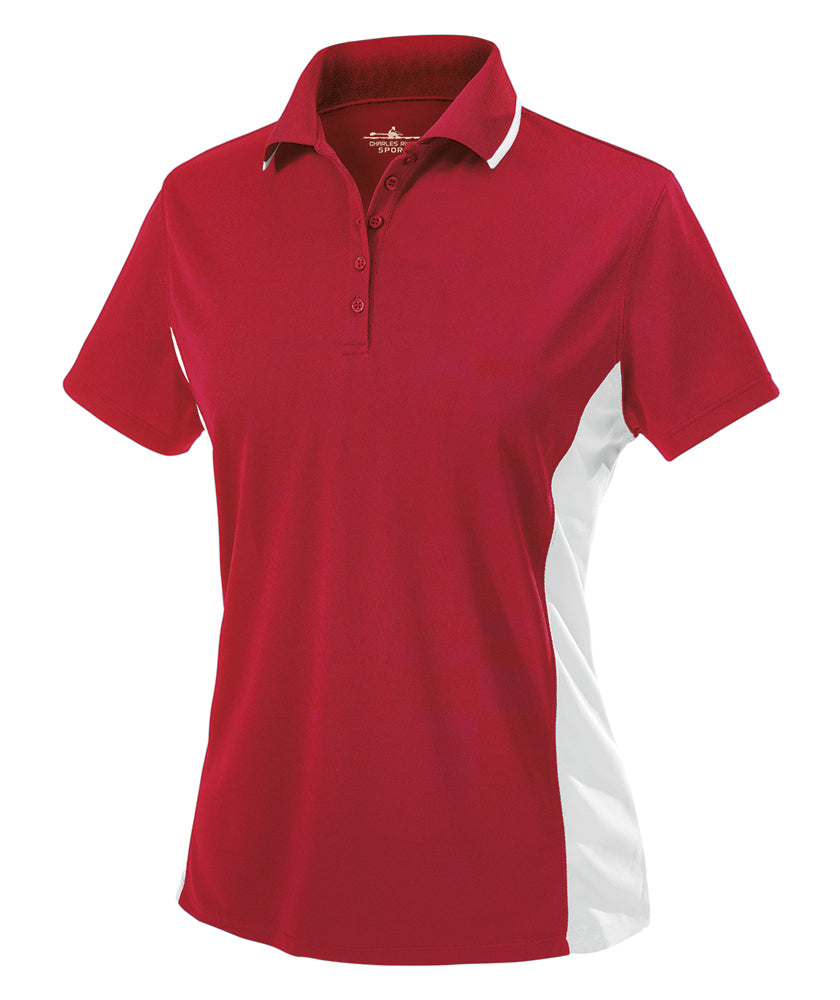 Charles River Women's Color Blocked Wicking Polo Charles River
